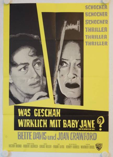 Whatever happened to Baby Jane? original release german movie poster
